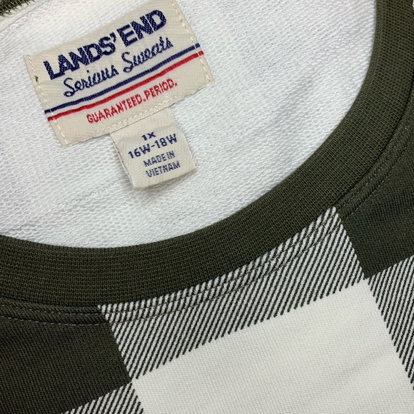 LANDSEND Wm Plus FRENCH TERRY Sweatshirt TUNIC - Picture 2 of 3